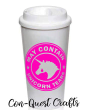 Load image into Gallery viewer, May Contain Unicorn Tears Permanent Decal - DECAL ONLY