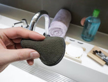 Load image into Gallery viewer, Copy of 100% Organic Cotton Reusable Cotton Rounds | Charcoal infused for applying toner, makeup remover, daily cleansing | travel-friendly