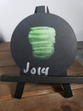 Load image into Gallery viewer, Spring Green Colorshift shimmer handmade watercolor 3ml full pan