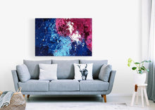 Load image into Gallery viewer, "Pink Ocean Wave" - Original Acrylic Painting by Canadian Abstract Artist Rina Kazavchinski