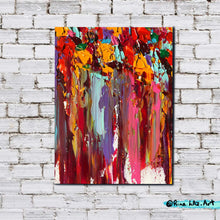 Load image into Gallery viewer, "Rainbow Rivers"  - Original Acrylic Painting Queer Art