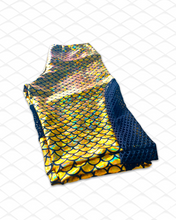 Load image into Gallery viewer, Party on the Bottom Scale Me Up Shorts Gold