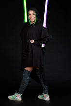 Load image into Gallery viewer, Cuddle Puddle Sweater Dress-Black