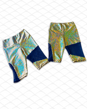 Load image into Gallery viewer, Party on the Bottom Scale Me Up Shorts Gold