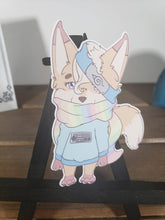 Load image into Gallery viewer, Pastel Otaku Gamer Red Fox Vinyl Sticker