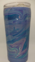 Load image into Gallery viewer, Purple Waves 16oz Flow Acrylic Tumbler