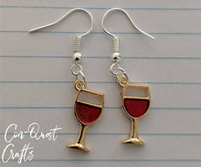Load image into Gallery viewer, Beer and Wine Inspired Earrings