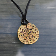 Load image into Gallery viewer, Bronze Mandala Necklace