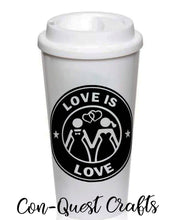 Load image into Gallery viewer, Love is Love Wedding Permanent Decal - DECAL ONLY