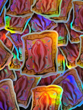 Load image into Gallery viewer, Food-Genital/Vulva/Nipple Permanent Holographic waterproof Stickers
