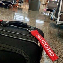 Load image into Gallery viewer, Large Personalized Luggage Tags – Set of 2 | Variety of Colours and Fonts