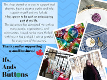 Load image into Gallery viewer, Vibrant Llamas Pinback Buttons or Strong Ceramic Magnets