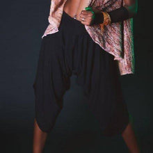 Load image into Gallery viewer, Hot to Trot Harem Pant Black