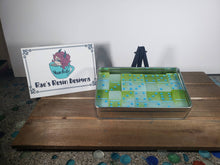 Load image into Gallery viewer, Green and Blue Glow In The Dark Resin Dominos