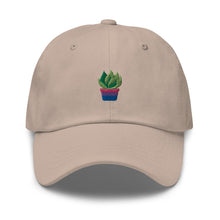 Load image into Gallery viewer, Bi Plant embroidered cap