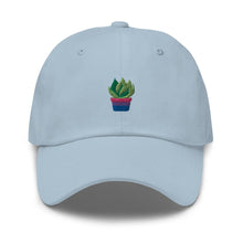 Load image into Gallery viewer, Bi Plant embroidered cap