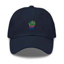 Load image into Gallery viewer, Bi Plant embroidered cap