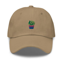 Load image into Gallery viewer, Bi Plant embroidered cap