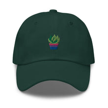 Load image into Gallery viewer, Bi Plant embroidered cap