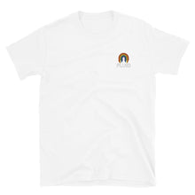 Load image into Gallery viewer, Fluid rainbow embroidered Tee (Gender neutral)
