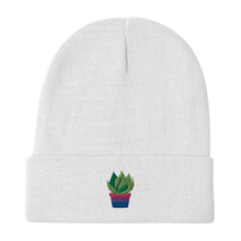 Load image into Gallery viewer, Bi Plant Embroidered Beanie