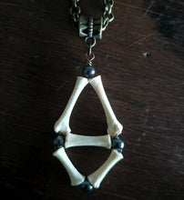 Load image into Gallery viewer, Raccoon Bone Geometric Necklaces - *REAL BONE*