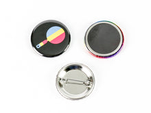 Load image into Gallery viewer, Pansexual Pride: Pinback Buttons or Strong Ceramic Magnets