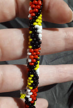 Load image into Gallery viewer, Handmade Bead Bracelet - Two Spirit Pride, Medicine Wheel