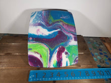 Load image into Gallery viewer, Wood and Resin Acrylic Flow Tray