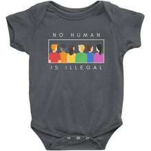 Load image into Gallery viewer, No Human is Illegal Bodysuit