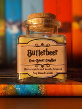 Load image into Gallery viewer, Magical Potion Bottle Candles, Inspired by sweet treats and fictional potions! More aromas available! Butterbeer, amortentia, and more!