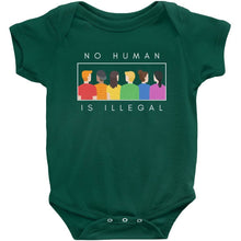 Load image into Gallery viewer, No Human is Illegal Bodysuit