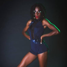 Load image into Gallery viewer, Peek-a-Boo Passion Catsuit Short