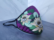 Load image into Gallery viewer, White Water Lily Mask