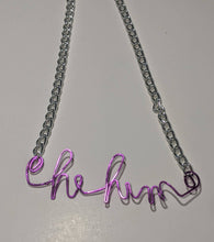 Load image into Gallery viewer, He/Him Talisman Necklace - Purple