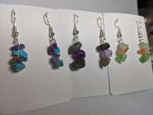 Load image into Gallery viewer, Genuine Semi-Precious Stone Stack Earrings, Various stones and custom stack available.