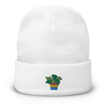 Load image into Gallery viewer, Pan Plant Embroidered Beanie