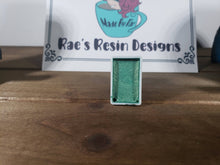 Load image into Gallery viewer, Silver Seafoam hand made color shift shimmer watercolors full pan