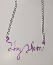 Load image into Gallery viewer, They/Them Talisman Necklace - Purple
