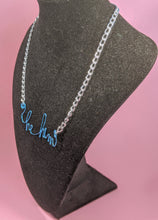 Load image into Gallery viewer, He/Him Talisman Necklace - Blue