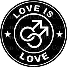 Load image into Gallery viewer, LGBT Symbols Permanent Decals - DECAL ONLY