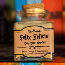 Load image into Gallery viewer, Magical Potion Bottle Candles, Inspired by sweet treats and fictional potions! More aromas available! Butterbeer, amortentia, and more!