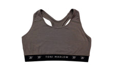 Load image into Gallery viewer, Toni Marlow Clothing Bras Racerback Lounge Bra Charcoal Grey / 3XL