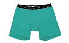 Load image into Gallery viewer, Toni Marlow Clothing Underwear T.O.M. (Time Of Month) Boxer Briefs - Bamboo Period Underwear Bali Hai Green / 2XS