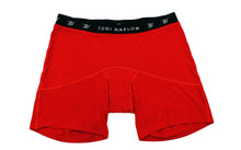 Load image into Gallery viewer, Toni Marlow Clothing Underwear T.O.M. (Time Of Month) Boxer Briefs - Bamboo Period Underwear Chili Red / XS