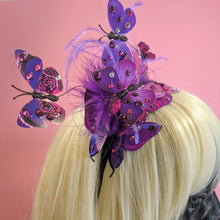 Load image into Gallery viewer, Evolve Butterfly Headband - Purple