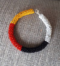Load image into Gallery viewer, Handmade Bead Bracelet - Two Spirit Pride, Medicine Wheel