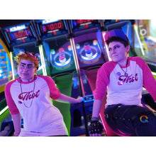 Load image into Gallery viewer, Pink Thot Raglan Shirt