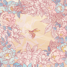 Load image into Gallery viewer, BEES & WILDFLOWERS TOTE BAG (DOUBLE-SIDED)