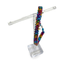Load image into Gallery viewer, Rainbow Plastic Lacing Bracelet